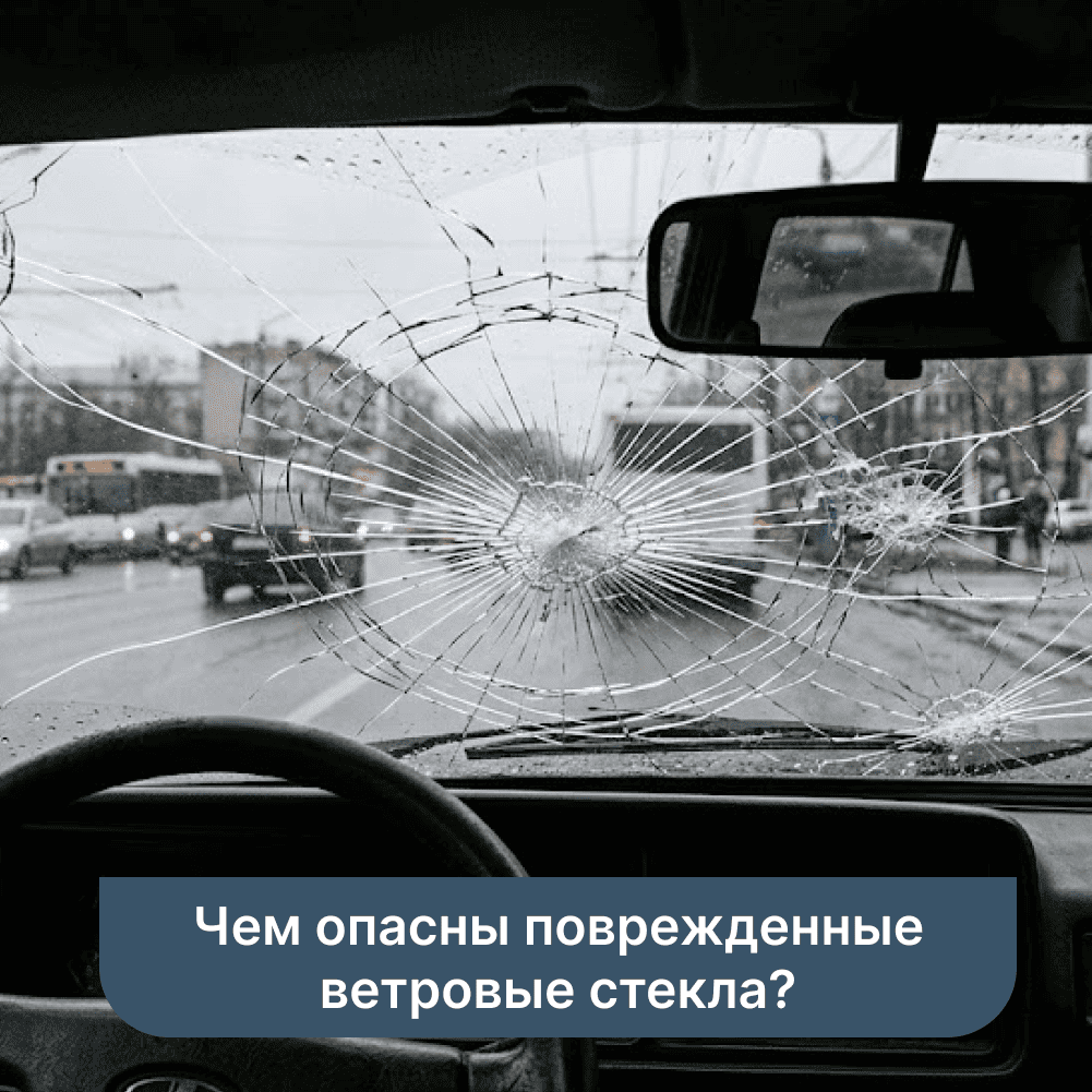 Чем опасны поврежденные ветровые стекла?