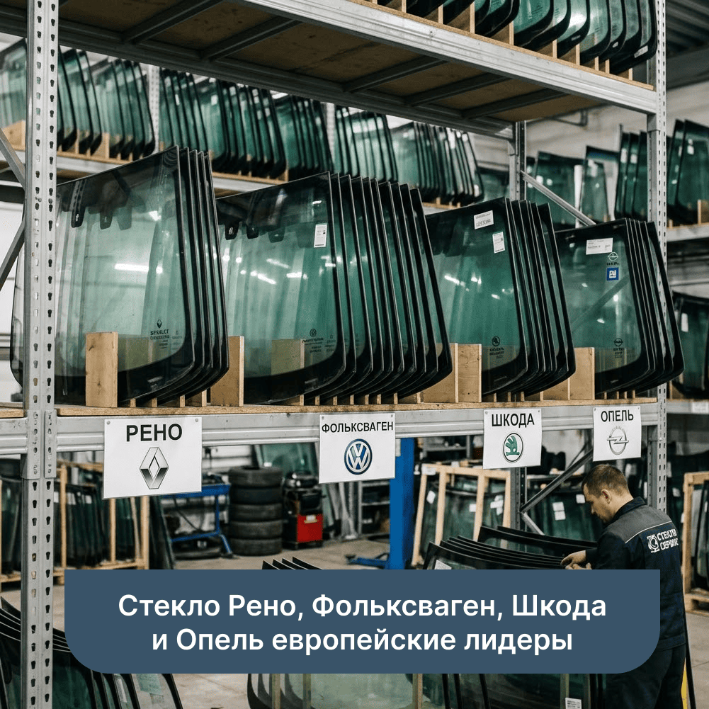 Стекло Рено, Фольксваген, Шкода и Опель в Кирове: европейские лидеры