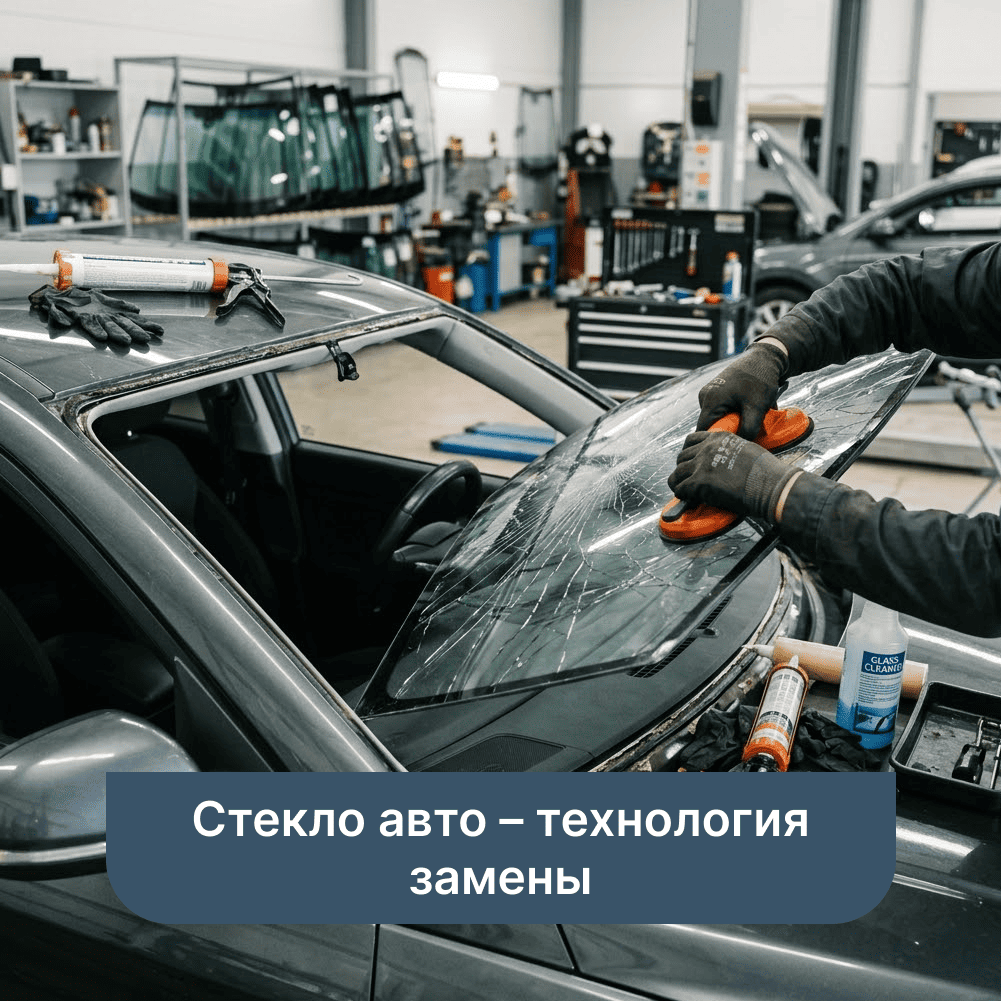 Стекло авто – технология замены
